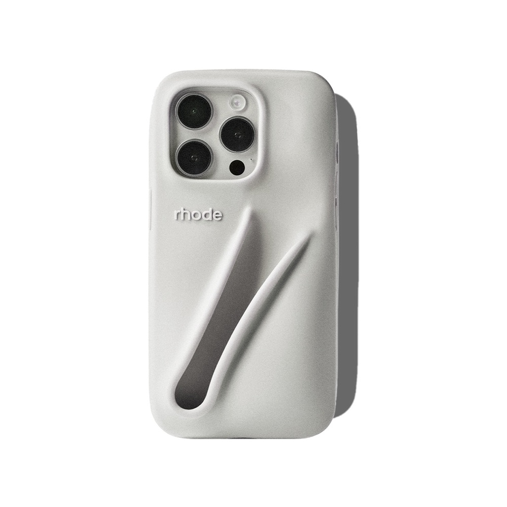 Rhode Grey Lip Phone Case NWT